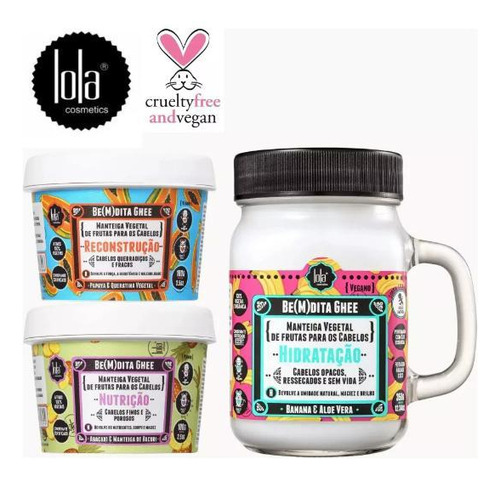 Kit Cronograma Lola 100g + Mascara De Hidratação 350g