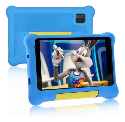 Cheerjoy Tablet Para Niños De 7 Pulgadas, Tableta Android . Color Azul