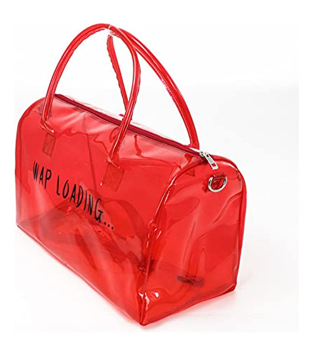 Bolsa De Gimnasio Transparente Para Mujer, Bolsa De Pvc Tran