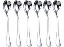 Comprar Juego De Mini Cucharas Para Café, Postres, Té, 6 Unidades