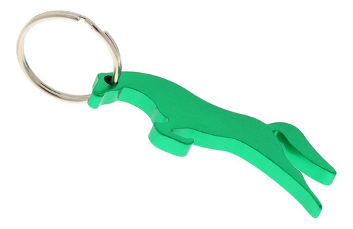 Stylish Horse Pattern Bottle Opener Keychain Bag Green