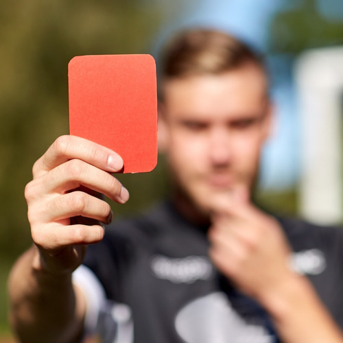 Tarjeta Amarilla Y Roja Para Arbitros Futbol