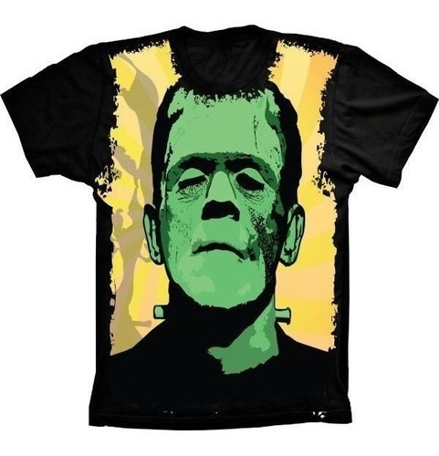 Camiseta Estilosa 3d Fullprint - Frankenstein