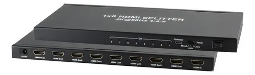 Splitter Divisor De Sinal Hub Hdmi 1x8 Portas 1080p Full Hd Menor preço em Splitter Divisor De Sinal Hub Hdmi 1x8 Portas 1080p Full Hd