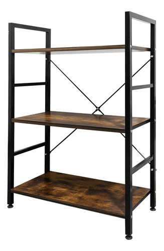 Mueble Estante Lessi Metal Con 3 Divisiones