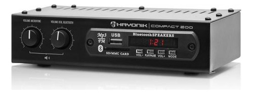 Amplificador 20w Com Bluetooth Compact 200 Preto Hayonik