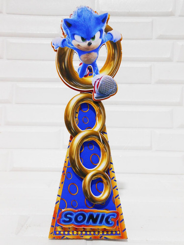 Arquivo De Corte Sonic Azul