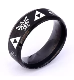 Anillo Zelda Metalico Negro | The Legend Of Zelda