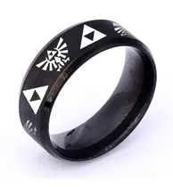 Comprar Anillo Zelda Metalico Negro | The Legend Of Zelda