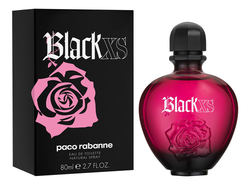 Paco Rabanne Black Xs For Her Edt 80 ml Para  Mujer -yc