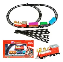 Comprar Tren Mini Express A Pila Locomotora Vagones Mundo Pre F12001