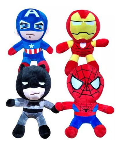 Peluche De Personajes De Super Héroes 25 Cm Animados