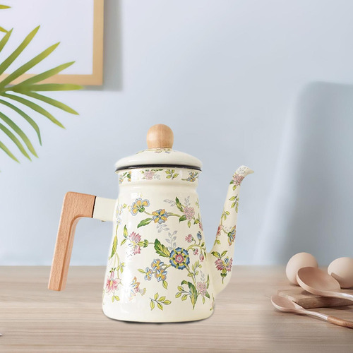 Tetera De Té Esmaltada, Tetera Para Estufa, Tetera