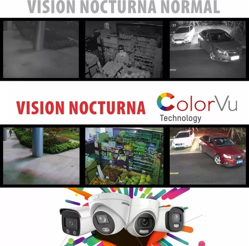 Kit Seguridad Hikvision 8 Camaras Vision Nocturna A Color !!