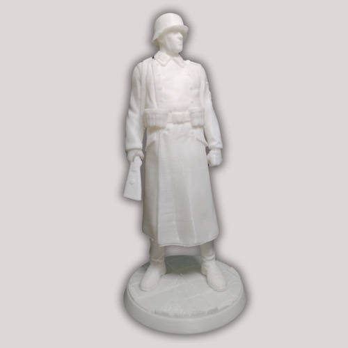 Soldado Alemán, Rottenfuhrer, 20cm De Altura, Blanco