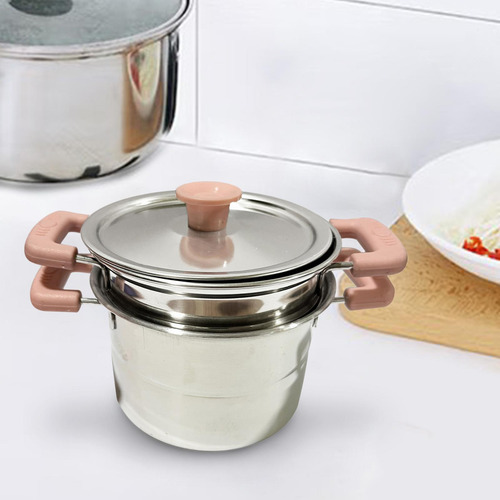 Sartén Y Olla Para Sopa Con Tapa Y Asa Olla De Sopa Rosa