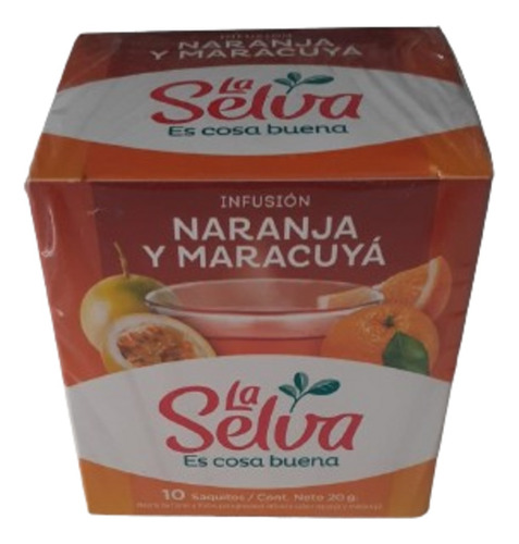 Te Naranja Maracuyá 30g (10 Sobres) 