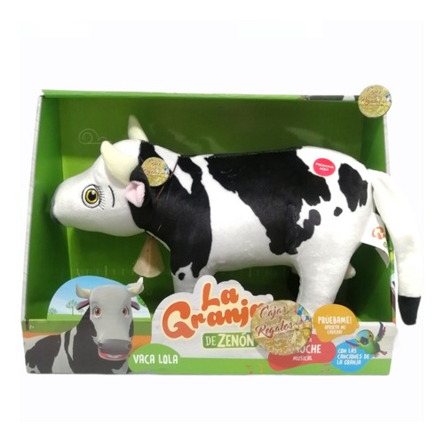 Vaca Lola Peluche Musical Granja De Zenon Juguetes Ecuador