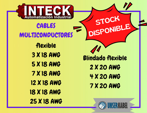 Cable 4x20 Awg Multiconductor Blindado (4x0.5mm2) 5 Metros