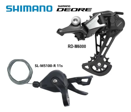 Shimano Deore SL-M5100-R – Levier De Vitesse Droit 11 Vitesses RAPIDFIRE PLUS, Ultra Fluide Et Rapide