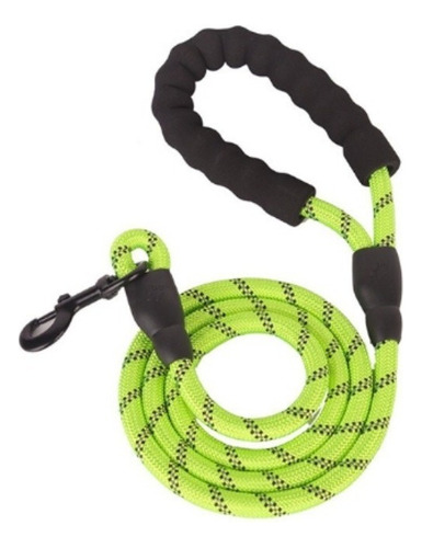 Correa Para Perro Grande Resistente Fuerte 1.8mts Color Verde