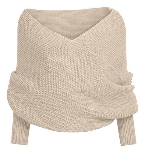 H Jersey Casual De Color Liso Irregular Para Mujer, Liso C 4