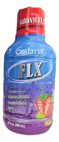 Gadavyt Flx Colageno Glucosamina Condroitina Msm Fresa 480ml