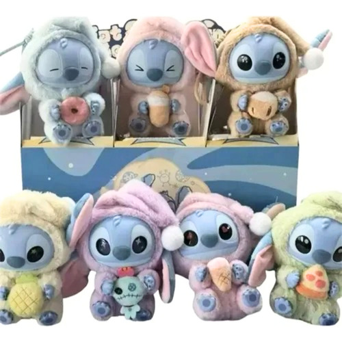 Muñeco Sorpresa Lilo Stitch Surf Llavero Caja X1