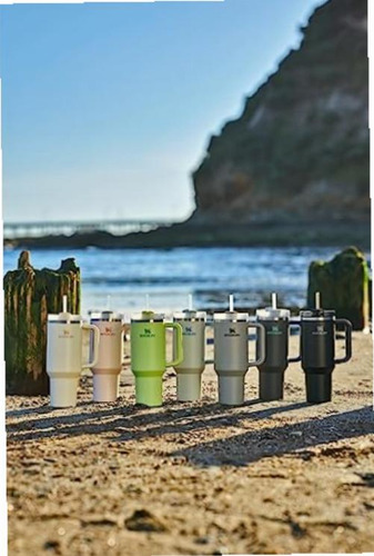 Stanley Quencher H2.0 Flowstate Vaso De Acero Inoxidable Color Carbón Vegetal