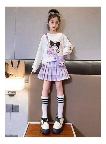 Ll Conjunto Blusas Y Faldas Kuromi For Ropa Niñas