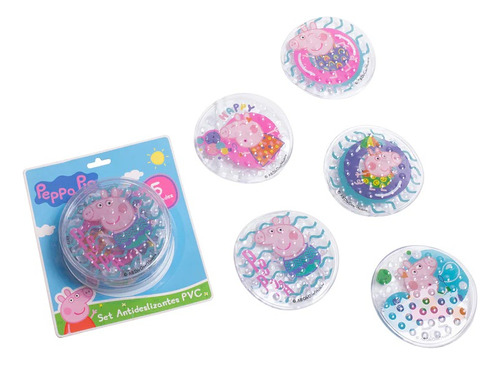 Set 5 Antideslizantes Baño Niños Tina Ducha Bañera Disney