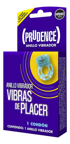 Prudence Anillo Vibrador Con 1 Condon Lubricado
