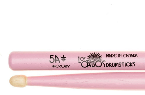 Palillos Para Bateria Los Cabos Pink 5a Hickory Color Rosa