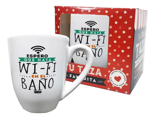 Taza Jarro Mug Ceramica 10cm Frases Caja Regalo Sheshu Home 