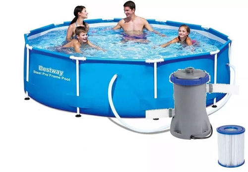 Piscina Estructural Bestway 6473 Lts. C/ Filtro Envío Gratis