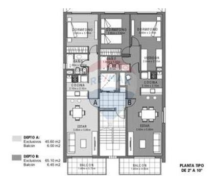 Imagen 1 de 13 de Departamento 2 Dormi Con Balcón - Santa Fe 2500