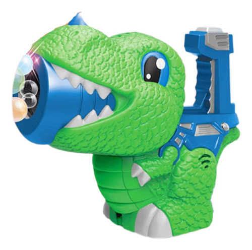 Burbujero Dinosaurio Luz Y Sonido Automático Incluye Liquido