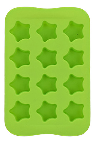 Bandeja Para Cubitos De Hielo Con Forma De Estrella Verde, 1
