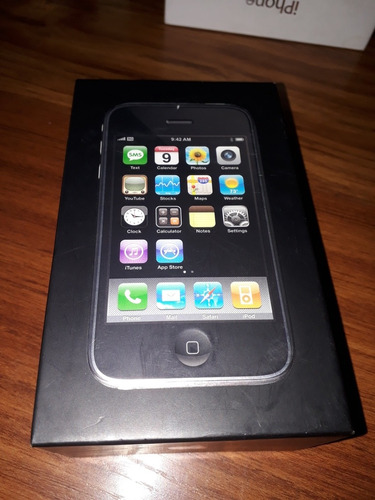 Caja iPhone 3g Black 8gb Manuales Y Sacachip