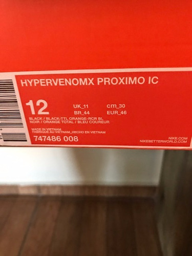 Chuteira Nike Hypervenomx Proximo Ic - Tamanho 44