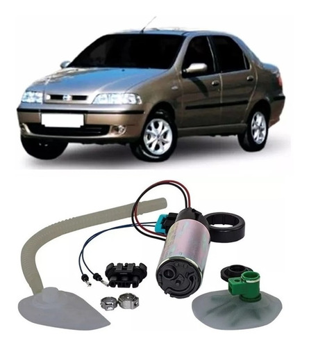 Kit Bomba Combustivel Gasolina Siena 1.0 16v Fire Mpi 01 A 5