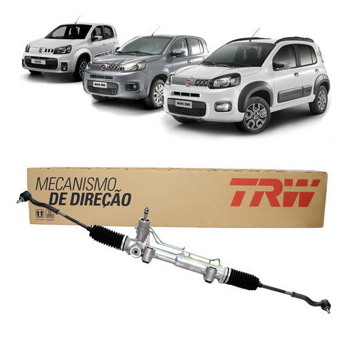 Caixa De Direção Hidraulica Nova Trw Novo Uno Way 2011 *