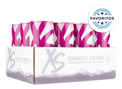 Imagem 1 de 1 de Xs Energy Drink | Pack Com 12 Unidades