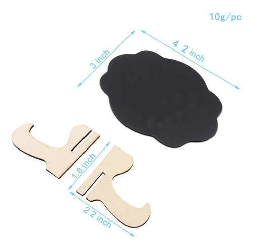10pcs Mensaje De Pizarra Tablero Soporte Soporte Clip