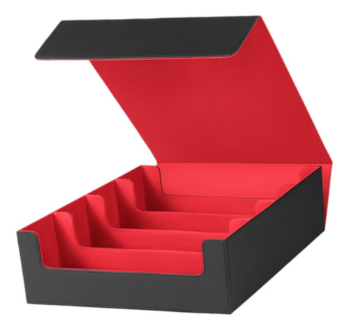 Caja De Almacenamiento Para Cartas Coleccionables De 4 Rojo