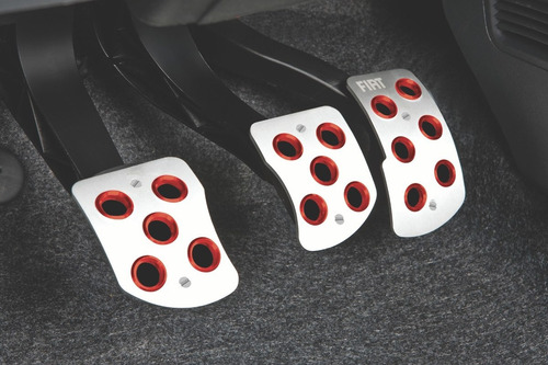 Pedaleras Deportivas Anillos Rojos Fiat