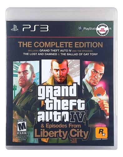 Grand Theft Auto Gta 4 Episodes Liberty City Playstation 3