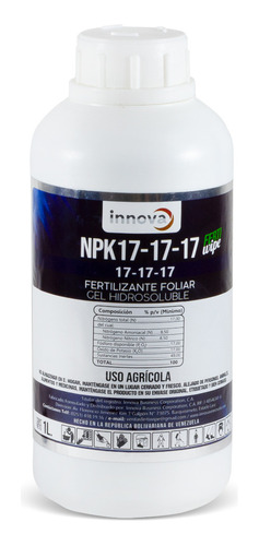 Npk 17-17-17 Fertilizante Uso Agricola 1 Lt Fertiwipe