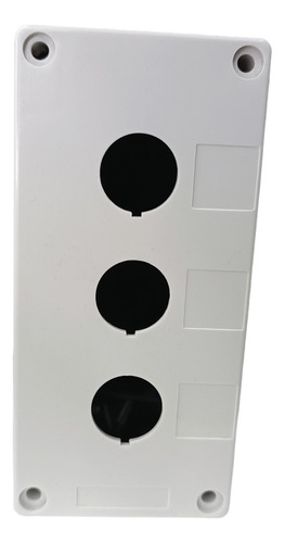 Caja Botonera Plástica Control 3 Huecos 22 Mm Pack 2 Unds