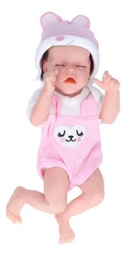 Baby Toy 12in Girl Doll Lovely Long Eyelashes Soft Silicone